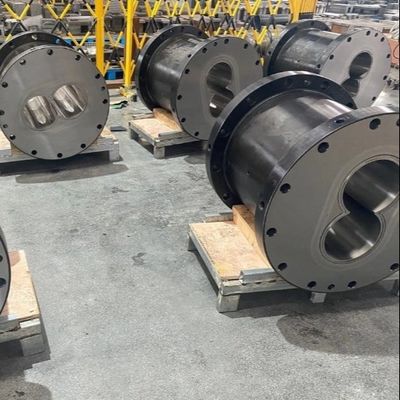 Mua JSW Co Rotating Open Screw Barrel Wear Resistant Twin Screw Extruder Parts cho các sản phẩm PPE online manufacture