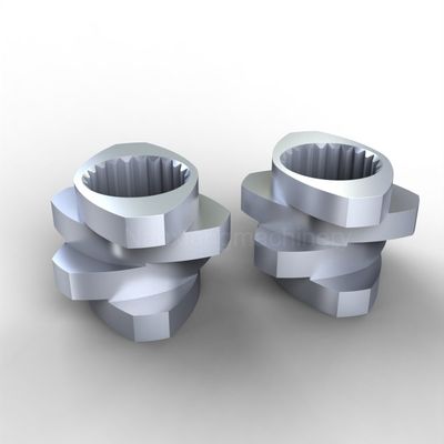 0.02Mm Khả năng chấp nhận Gneading Blcok 316L W6Mo5Cr4V2 Extruder Screw Parts