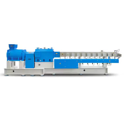 Máy đùn trục vít đôi đồng hướng & ngược hướng tùy chỉnh cho ứng dụng nhựa, thực phẩm, y tế