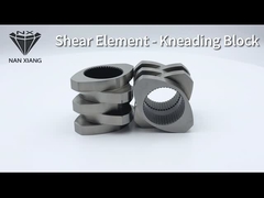 Khu vực nóng chảy Extruder Kneading khối 30 độ 45 độ 60 độ góc