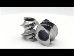 Tùy chỉnh Twin Screw Transition Elements Extruder Screw Sand Blast Polishing cho nhựa