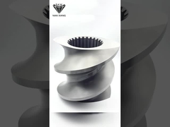 DIN Twin Screw Extruder Element 30° Angle Double Flighted Screw Conveyors Phần Extruder